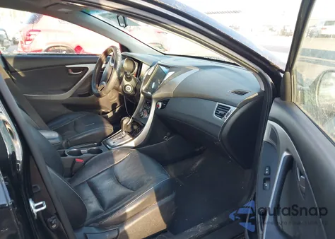 2013 Hyundai Elantra Limited from USA, damaged, VIN KMHDH4AE2DU760016